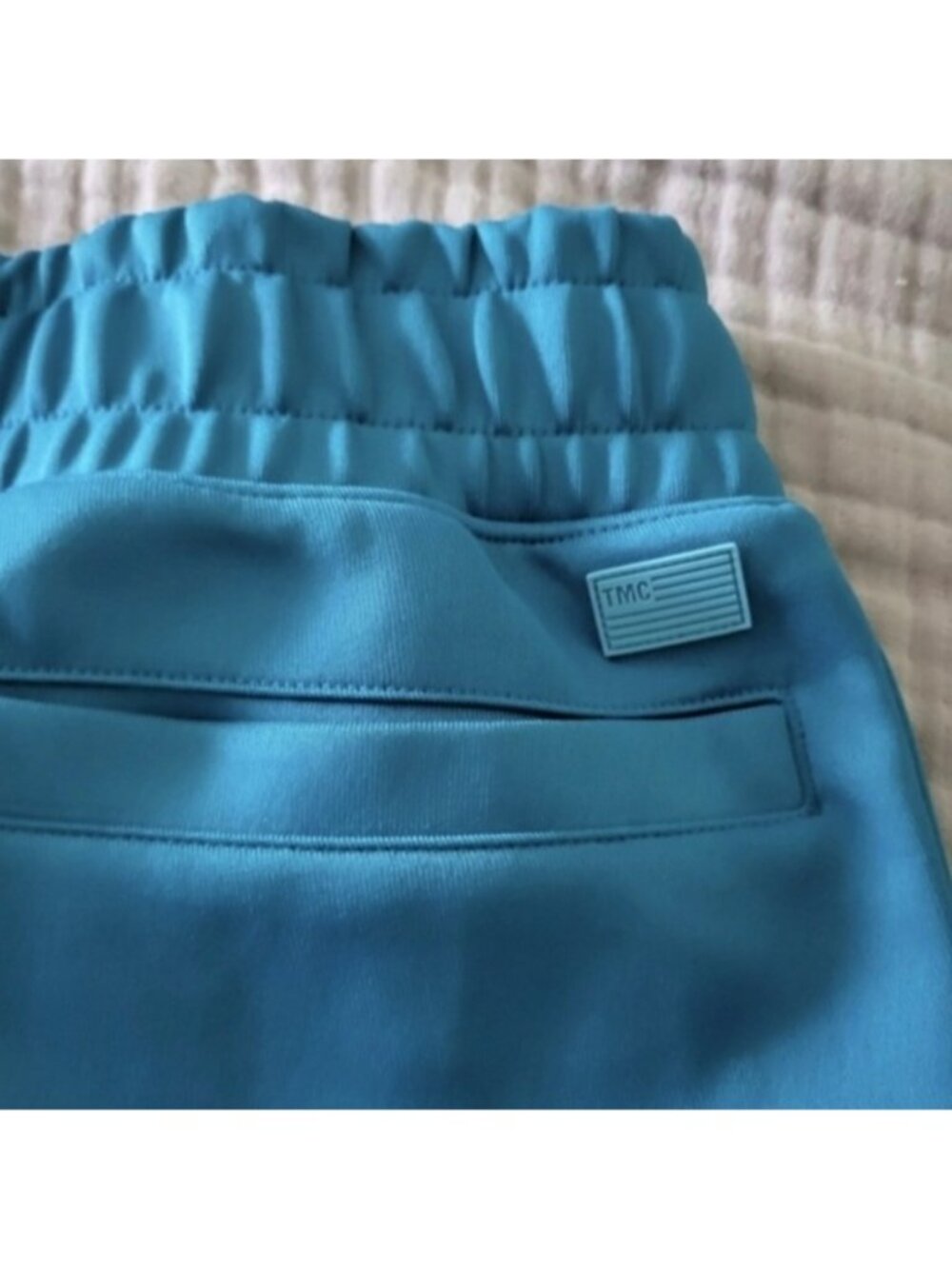 PUMA X TMC Hustle Way Bermuda Shorts Men Small NWT Teal Blue 072026 - Picture 5 of 9
